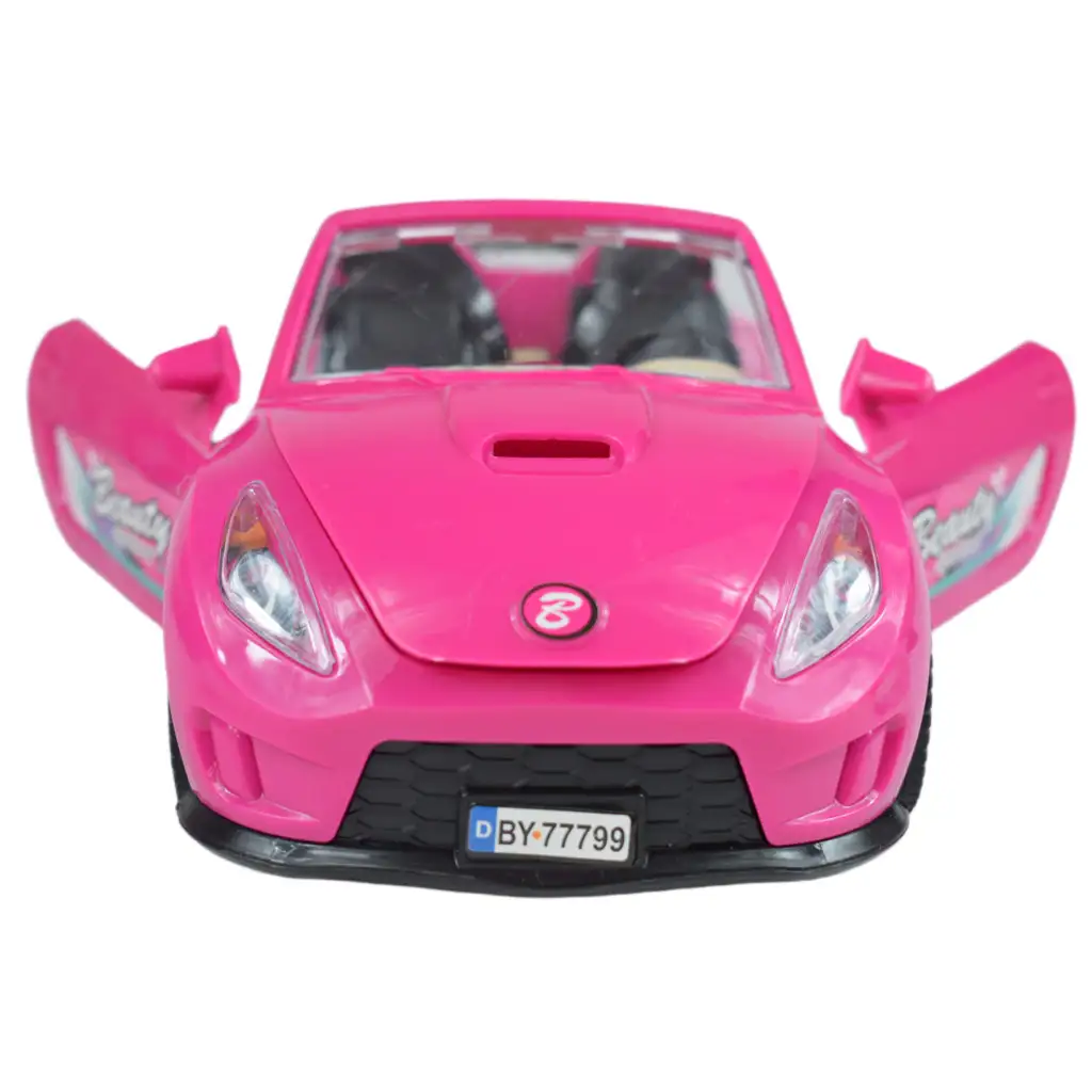 Fashion Sport Car: Ružový športový automobilový set so svetlom a zvukom, s helikoptérou. kép 5