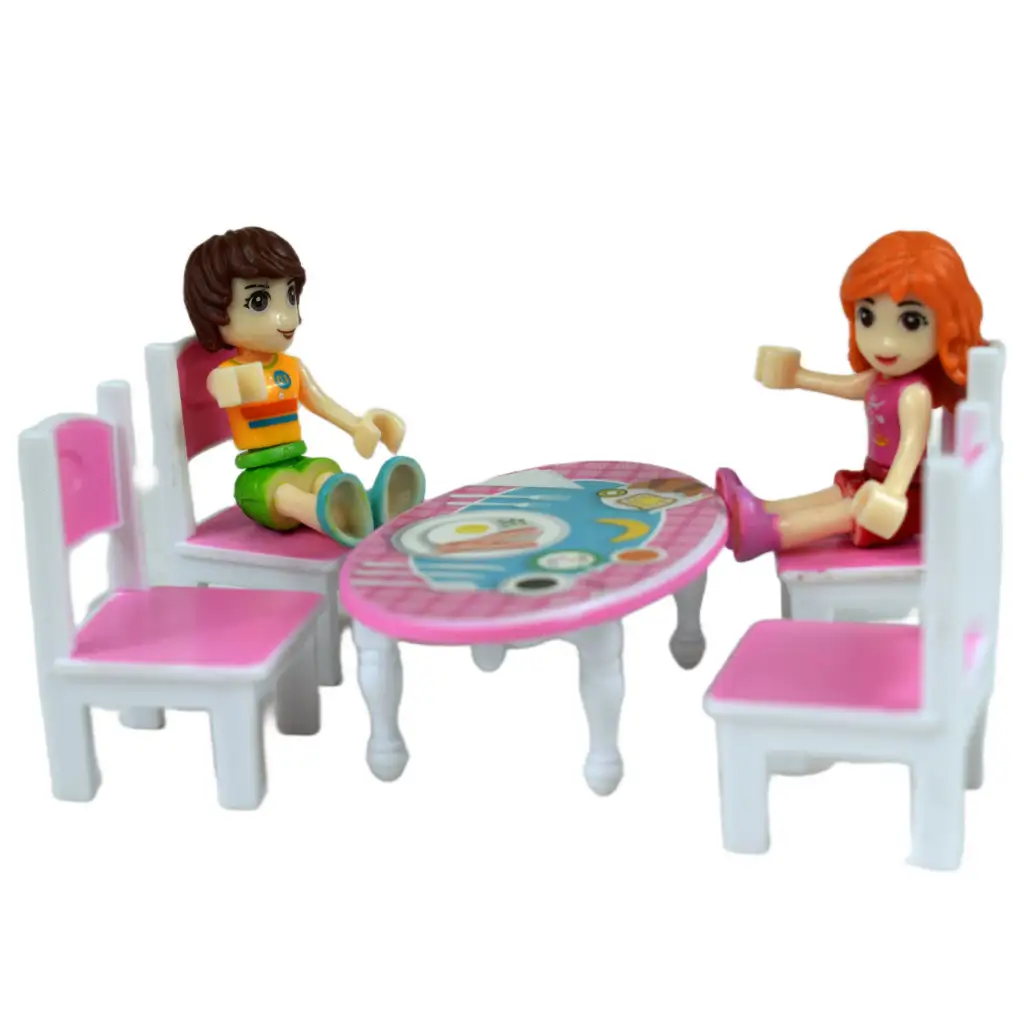 Fashion Sport Car: Ružový športový automobilový set so svetlom a zvukom, s helikoptérou. kép 2