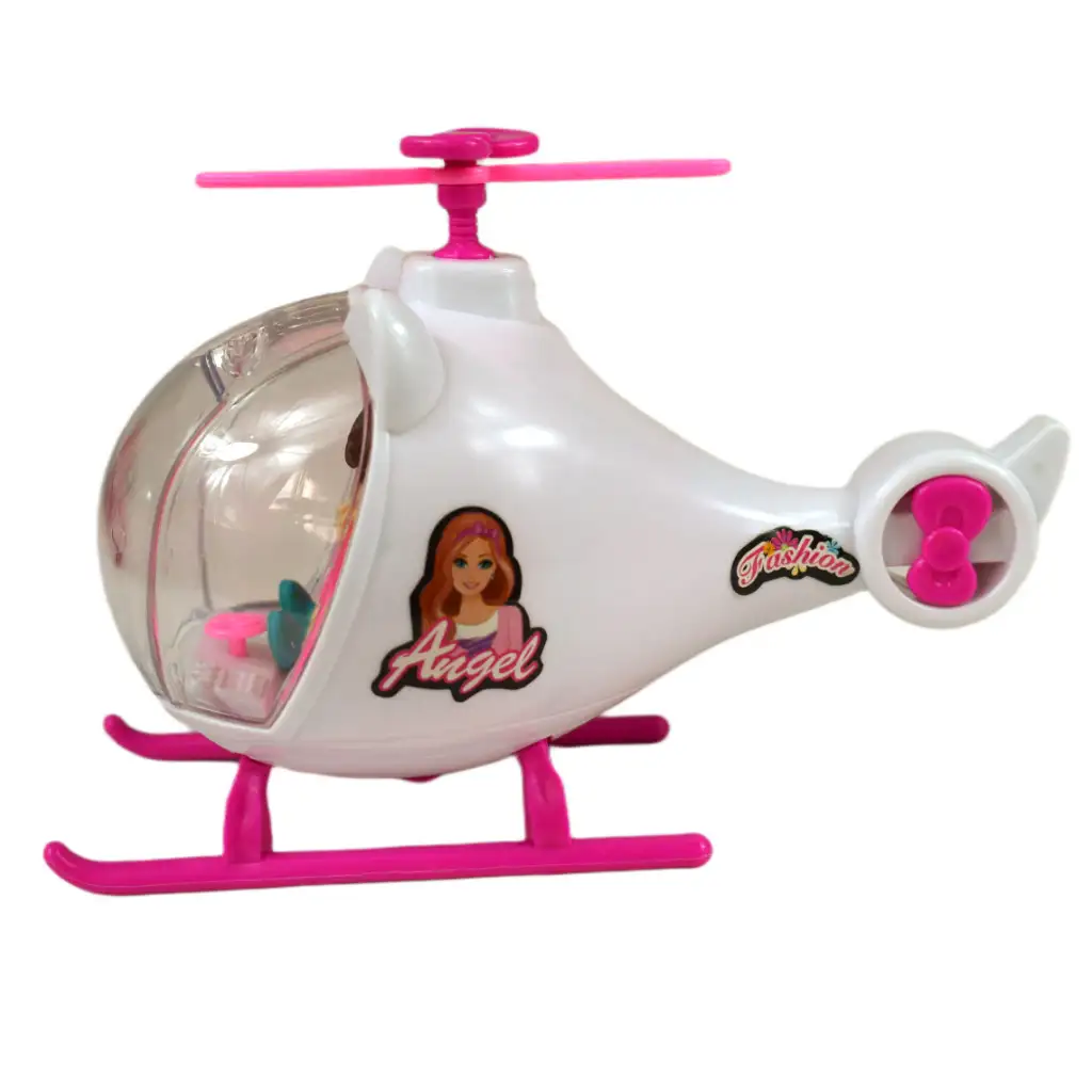 Fashion Sport Car: Ružový športový automobilový set so svetlom a zvukom, s helikoptérou. kép 13