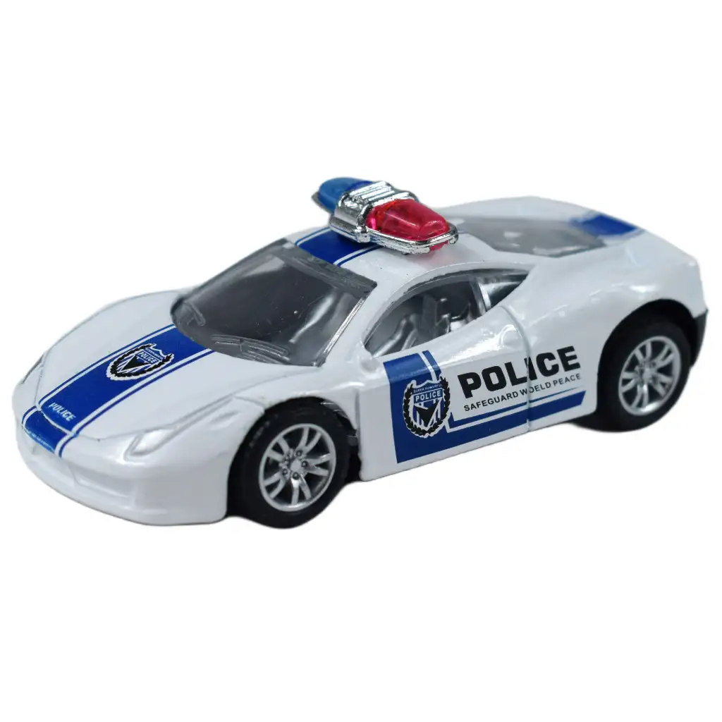 Police Cars: Kovové policajné autá súprava v rôznych variantoch 1/50 1ks kép 4