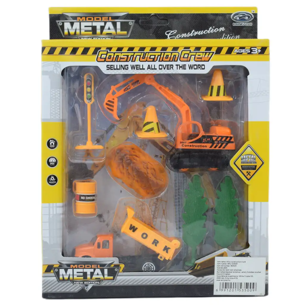Construction Crew: Stavebný hrací set s vozidlami v rôznych variantoch 1ks kép 10