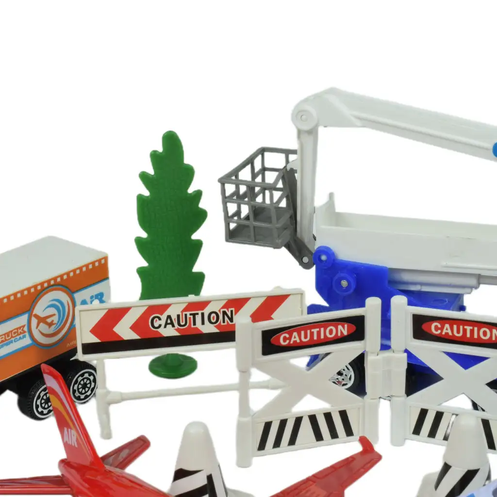 Aircraft: Letisková hračkárska sada s vozidlami, lietadlom a doplnkami v dvoch variantoch. kép 3