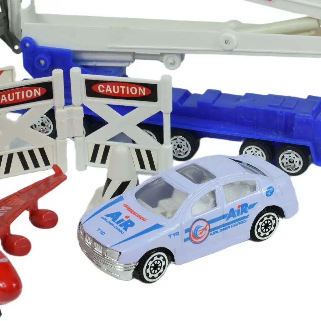 Aircraft: Letisková hračkárska sada s vozidlami, lietadlom a doplnkami v dvoch variantoch. kép 4