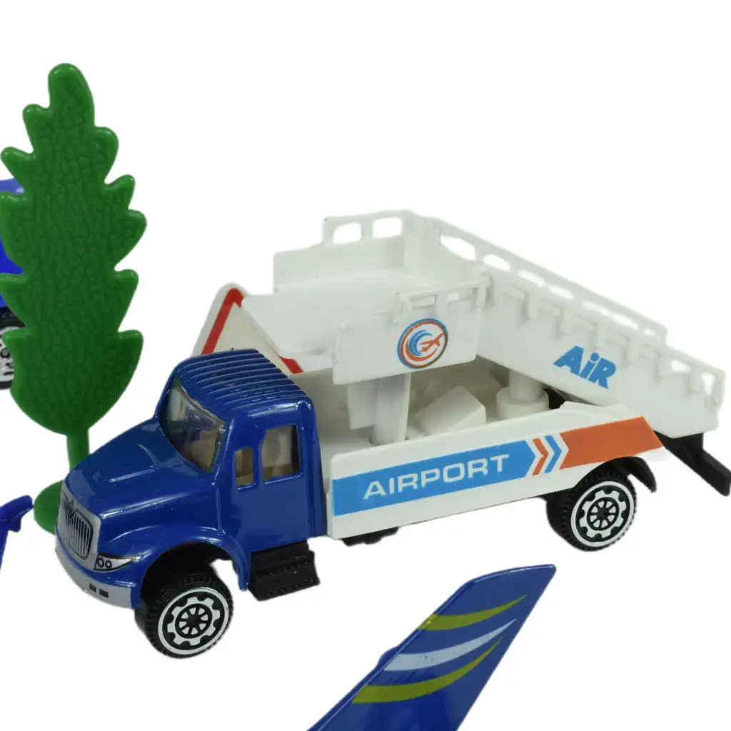 Aircraft: Letisková hračkárska sada s vozidlami, lietadlom a doplnkami v dvoch variantoch. kép 9