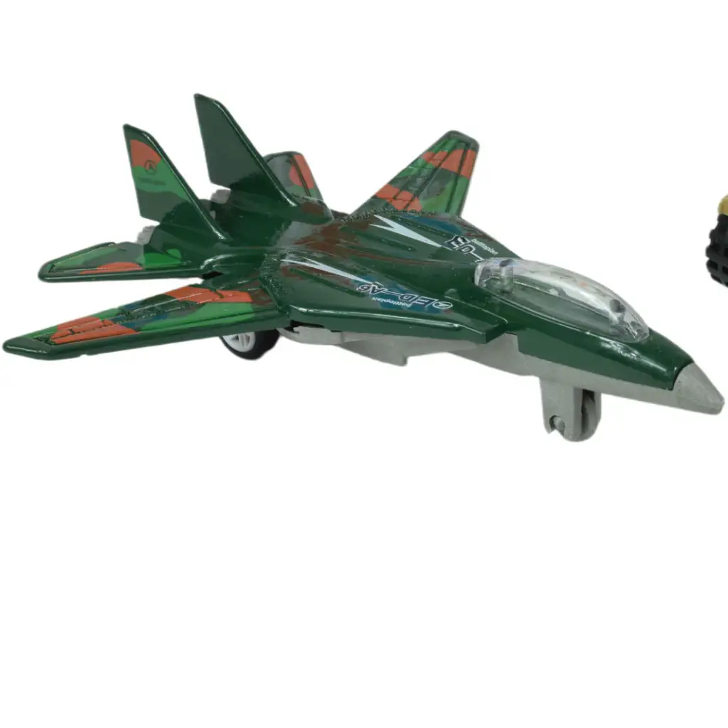 Super Army: Vojenská hračková sada s kovovými vozidlami a lietadlom s otáčacími kolesami v dvoch variantách kép 5