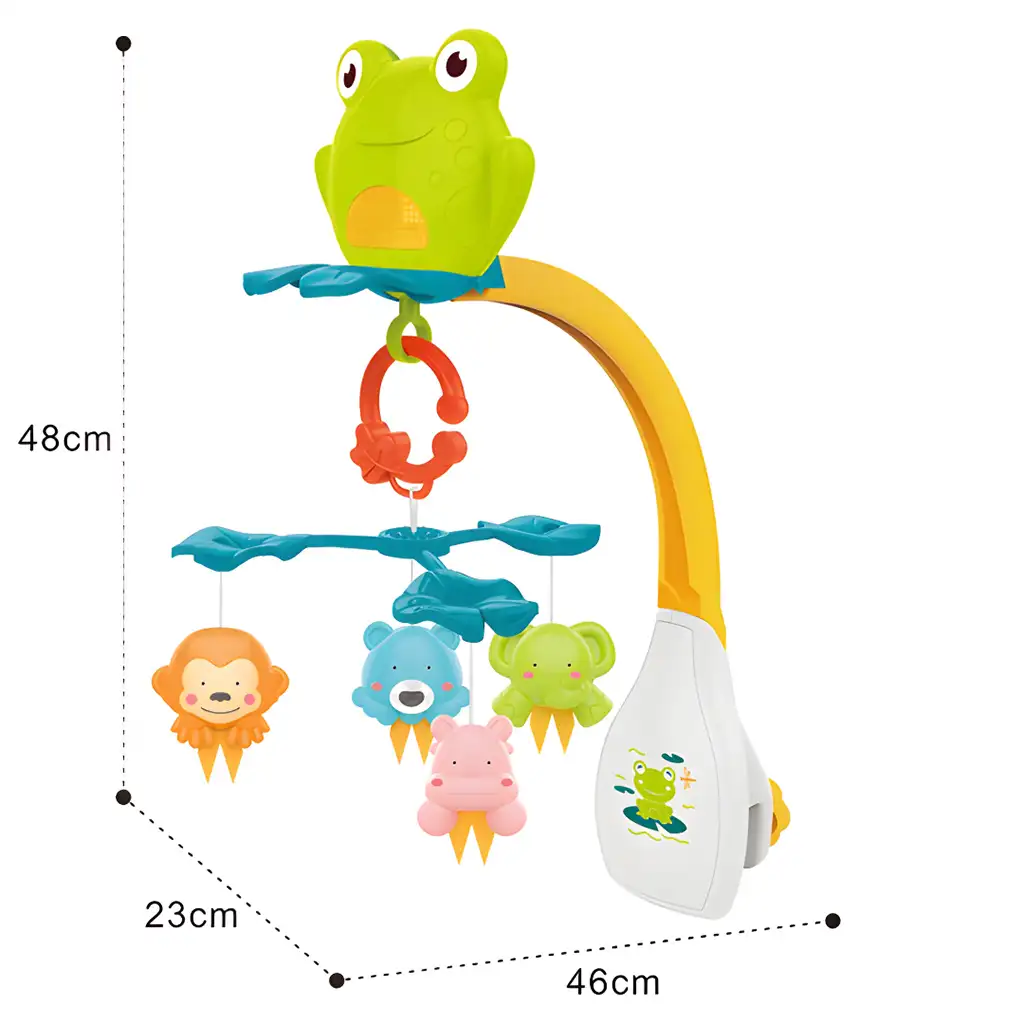 Music World: Veselý Breki postieľkový mobil s hudbou kép 3