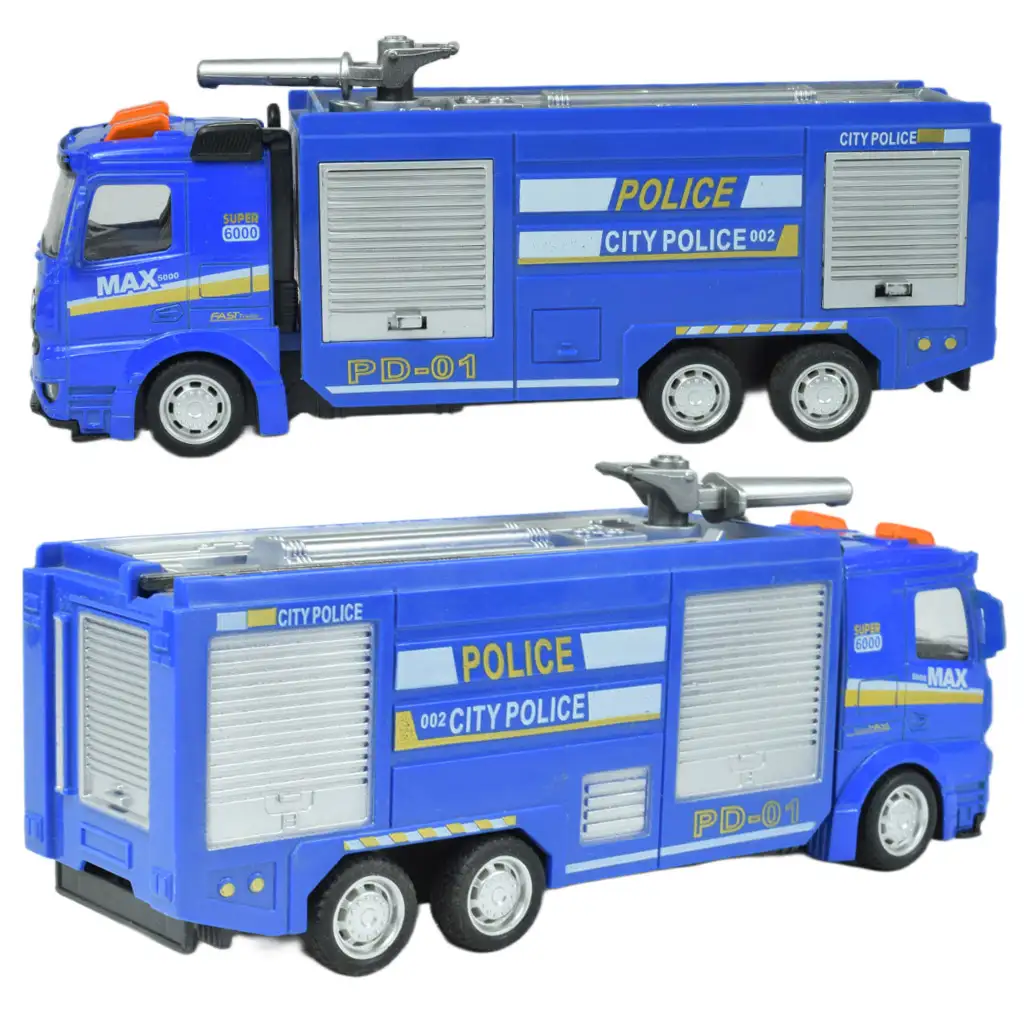 Police Cars: Policajný nákladiak s lietajúcimi kolesami v rôznych variantoch 19cm kép 3