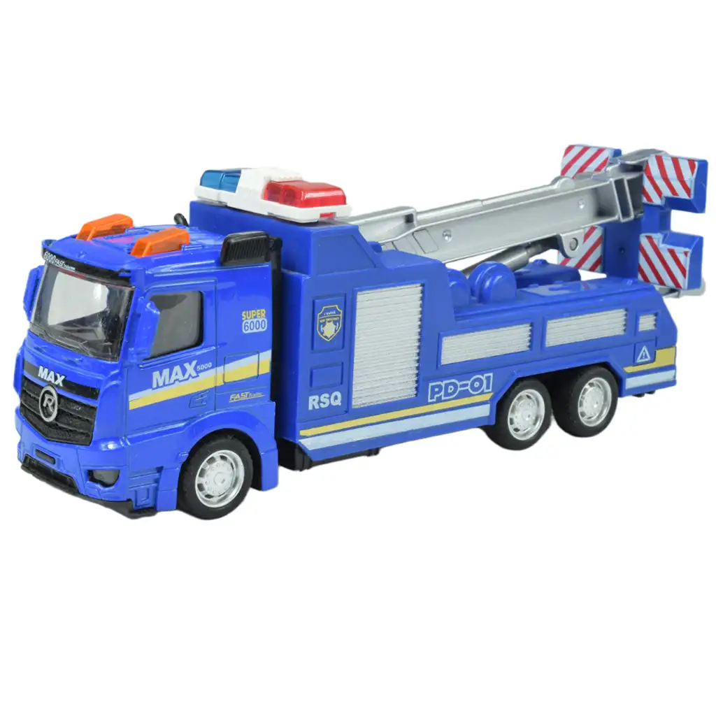 Police Cars: Policajný nákladiak s lietajúcimi kolesami v rôznych variantoch 19cm kép 6