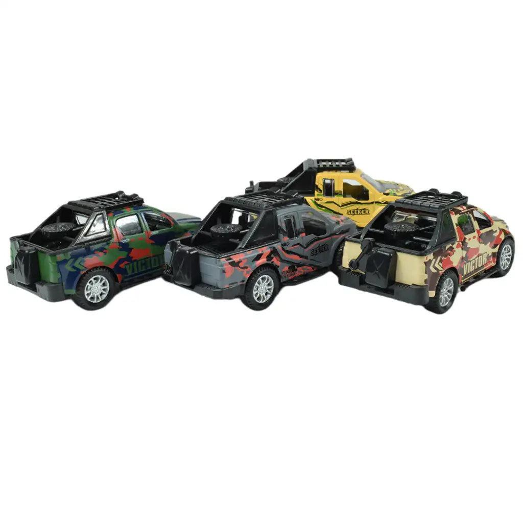 Fast Racer: Terénne vozidlo PickUp na kolesách v rôznych variantoch 11cm kép 6