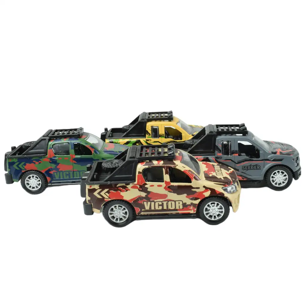 Fast Racer: Terénne vozidlo PickUp na kolesách v rôznych variantoch 11cm kép 7