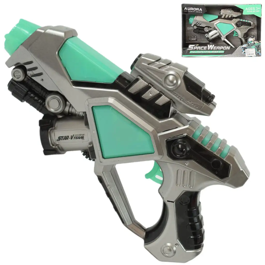 Space Weapon: Aurora vesmírna zbraň so svetlom a zvukom 28cm kép 1