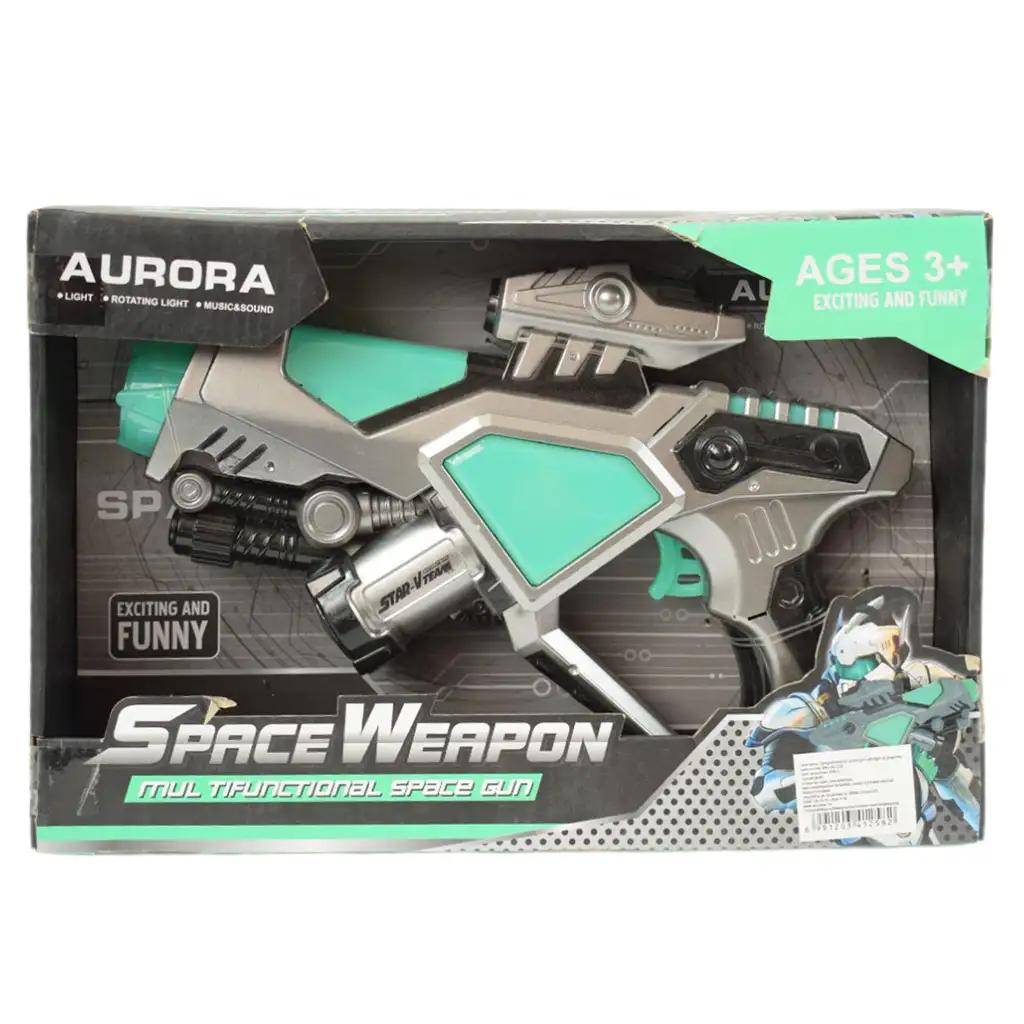 Space Weapon: Aurora vesmírna zbraň so svetlom a zvukom 28cm kép 7