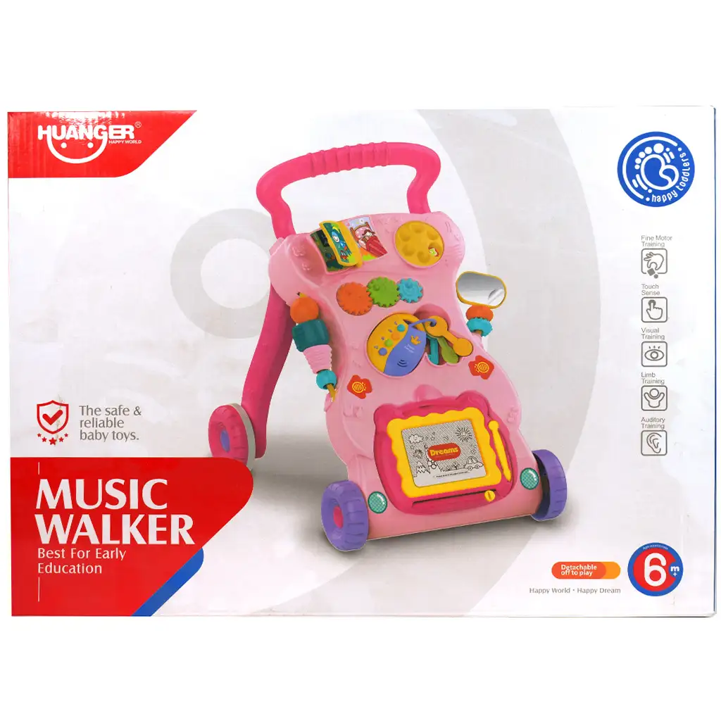 Happy World: Ružový rozvoj zručností chodítka kép 5