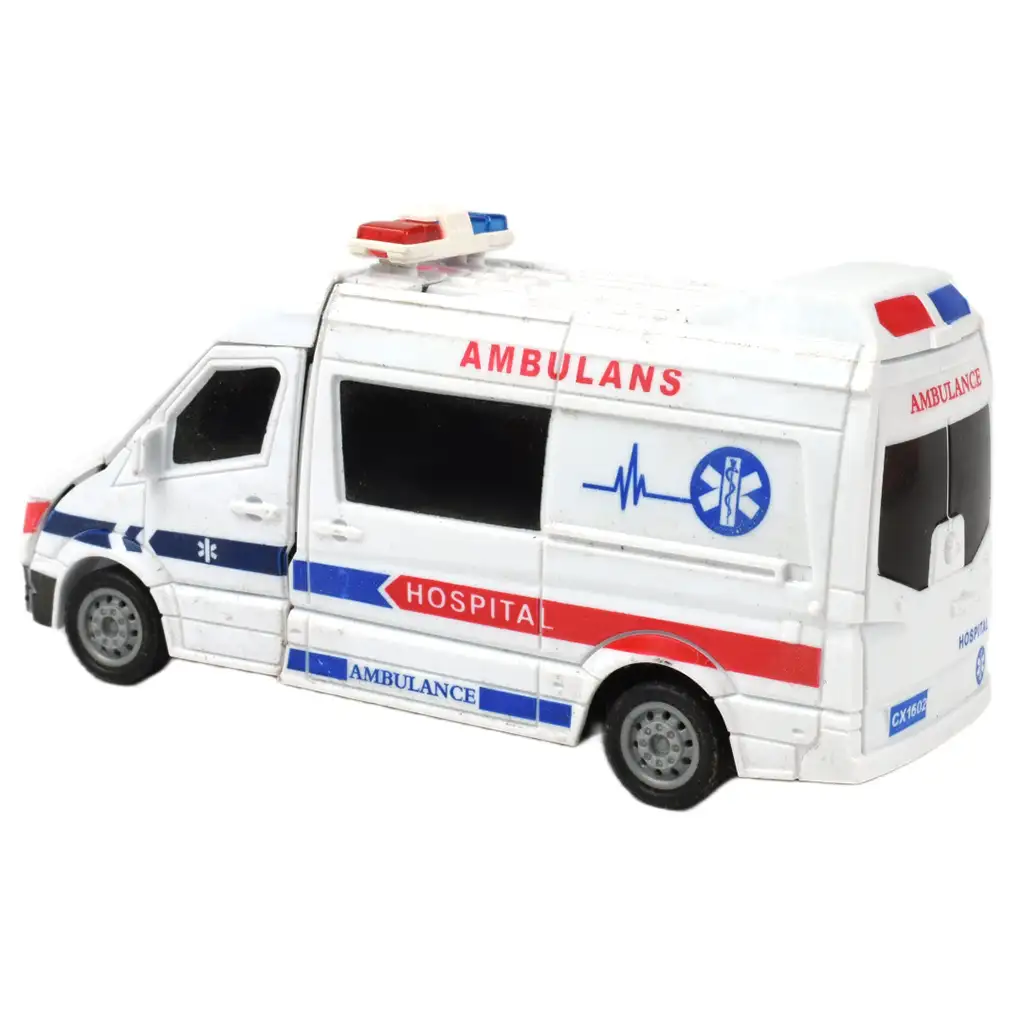 Ambulancia: Transformujúci sa záchranárske auto v dvoch variantoch 13cm kép 3