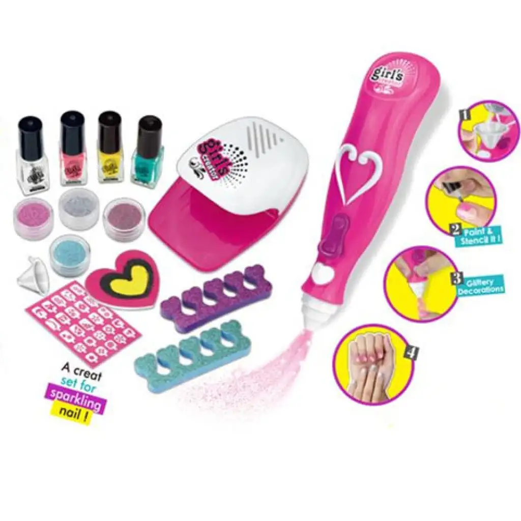Girl's Creator köröm stúdió szett kiegészítőkkel kép 2