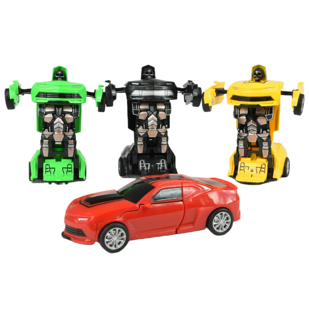 Pretekárske auto: Robotom transformovateľné kolobežkové športové auto v rôznych variantoch 13cm kép 2