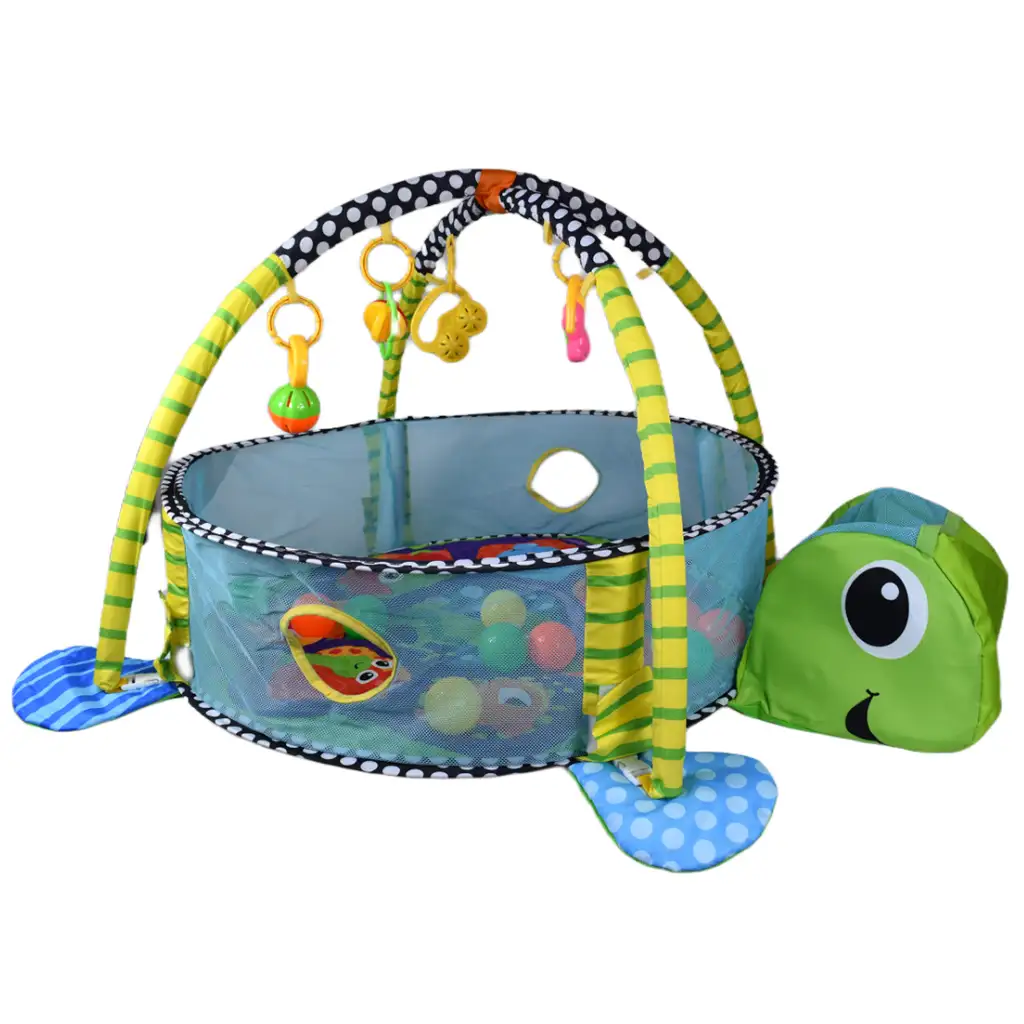 Detský bazénik s korytnačkami s loptami a doplnkami 70x90cm kép 2