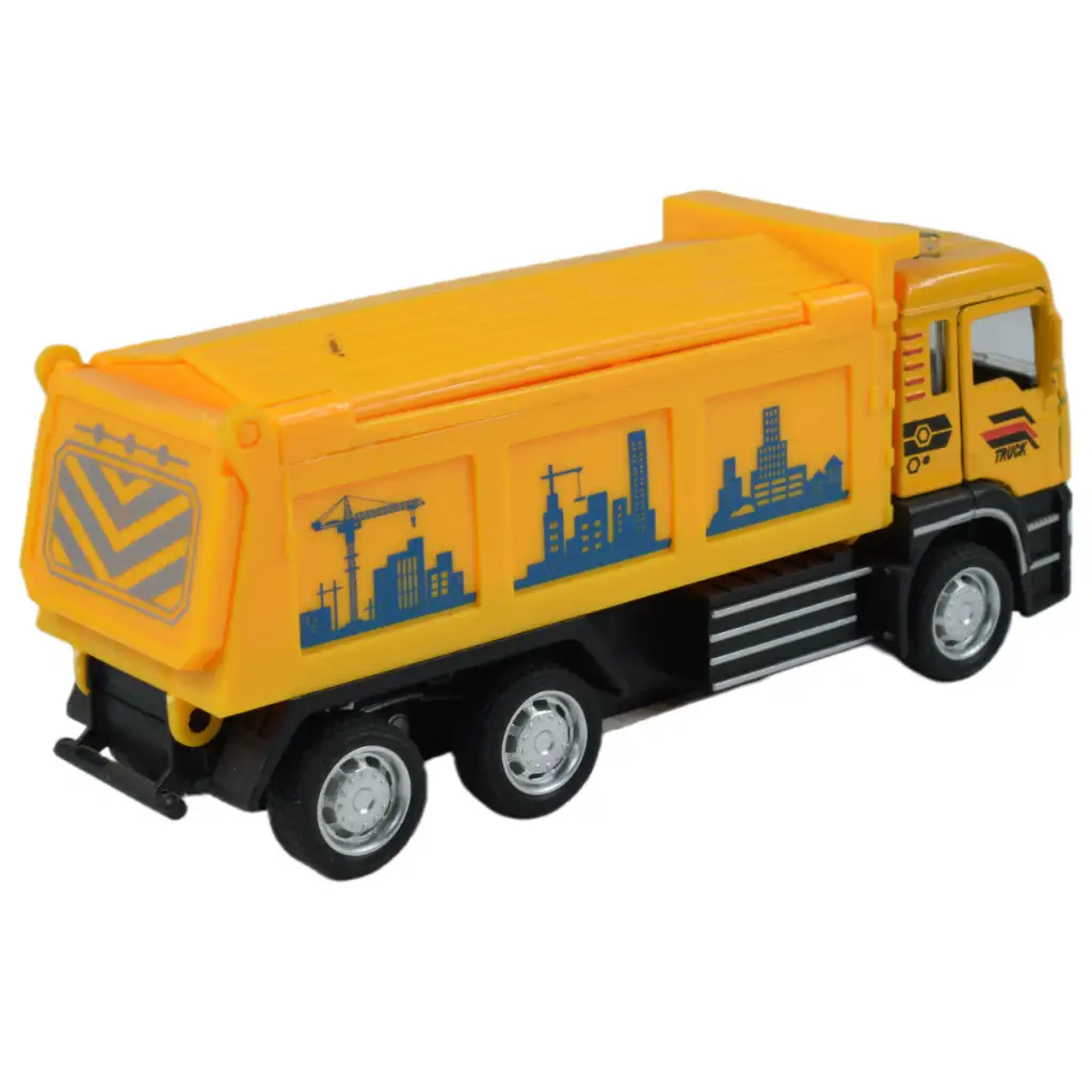 City Truck: Stavebný nákladný automobil na ťahanie v dvoch variantoch 14cm kép 4