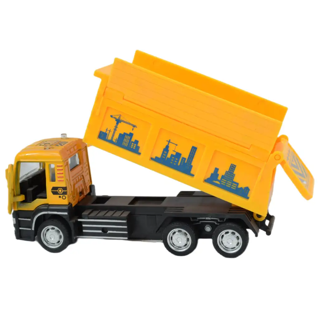 City Truck: Stavebný nákladný automobil na ťahanie v dvoch variantoch 14cm kép 3