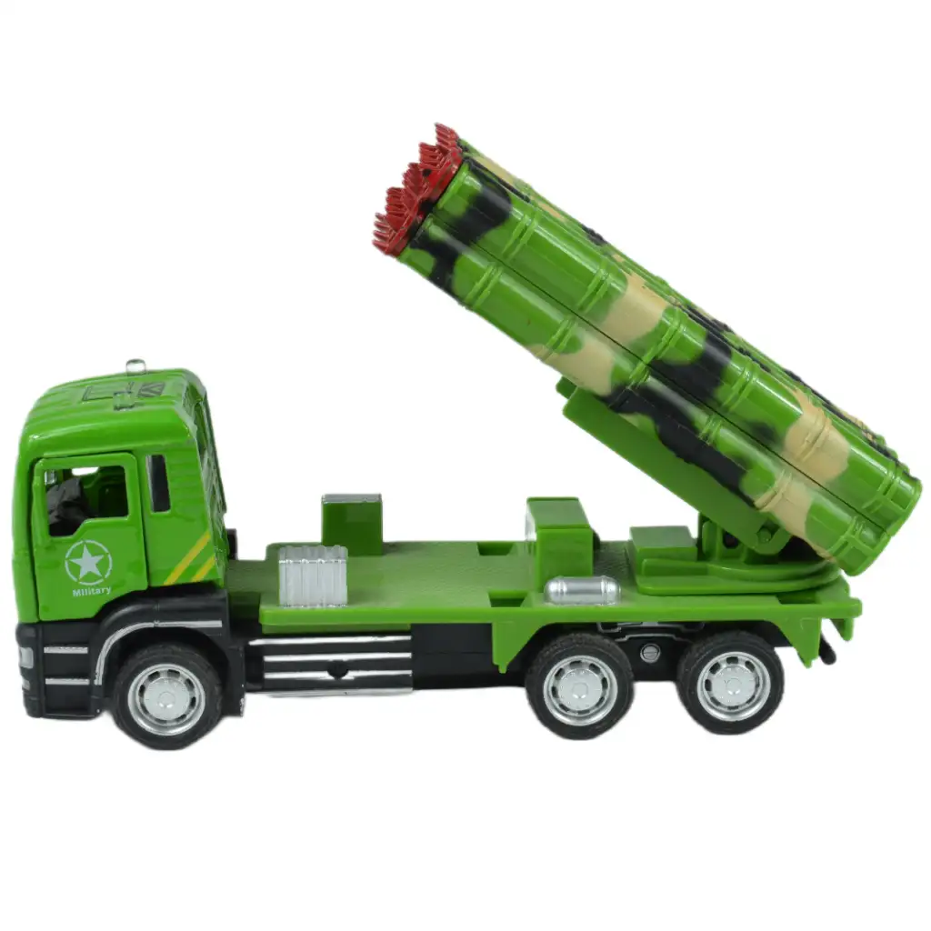 Vojenský nákladný automobil: Spätné ťahanie vojenského nákladného auta s raketou v dvoch variantoch 14cm kép 6