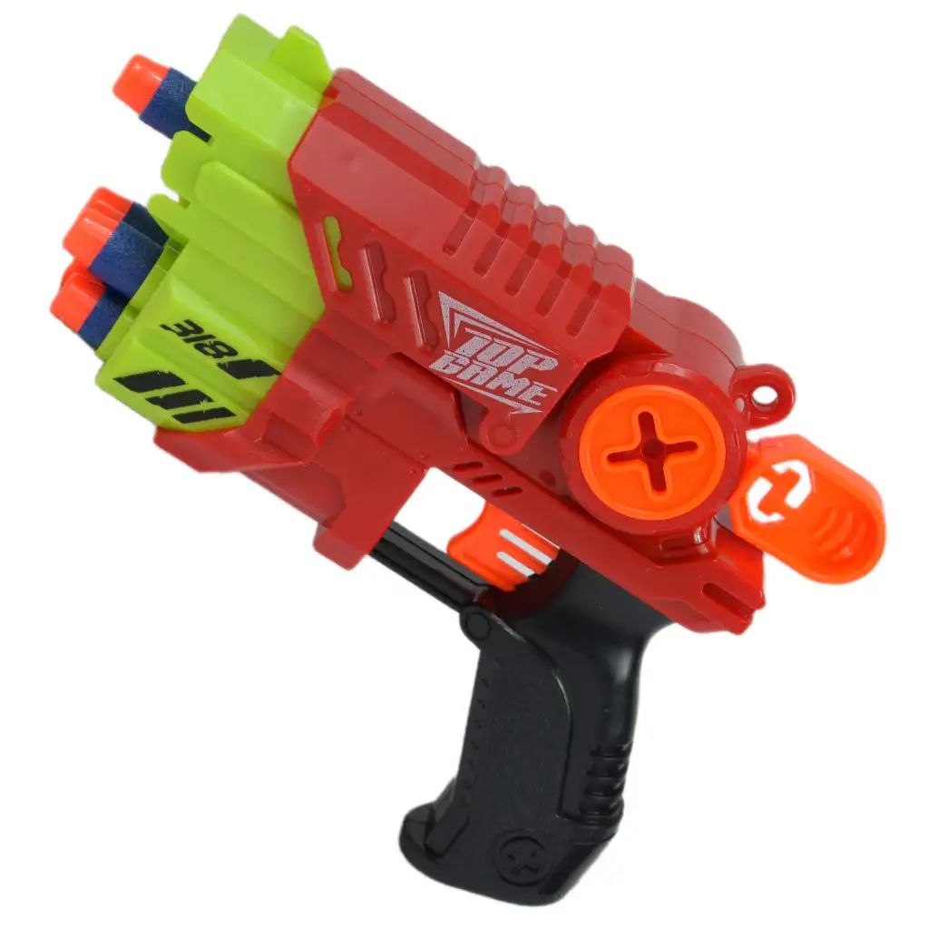 Air Blaster: EVA szivacslövő fegyver céltáblával és töltényekkel 19x14cm kép 2
