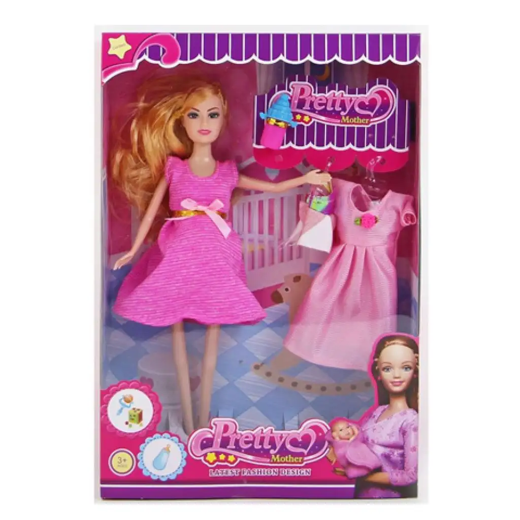 Pretty Mother tehotná bábika 29 cm