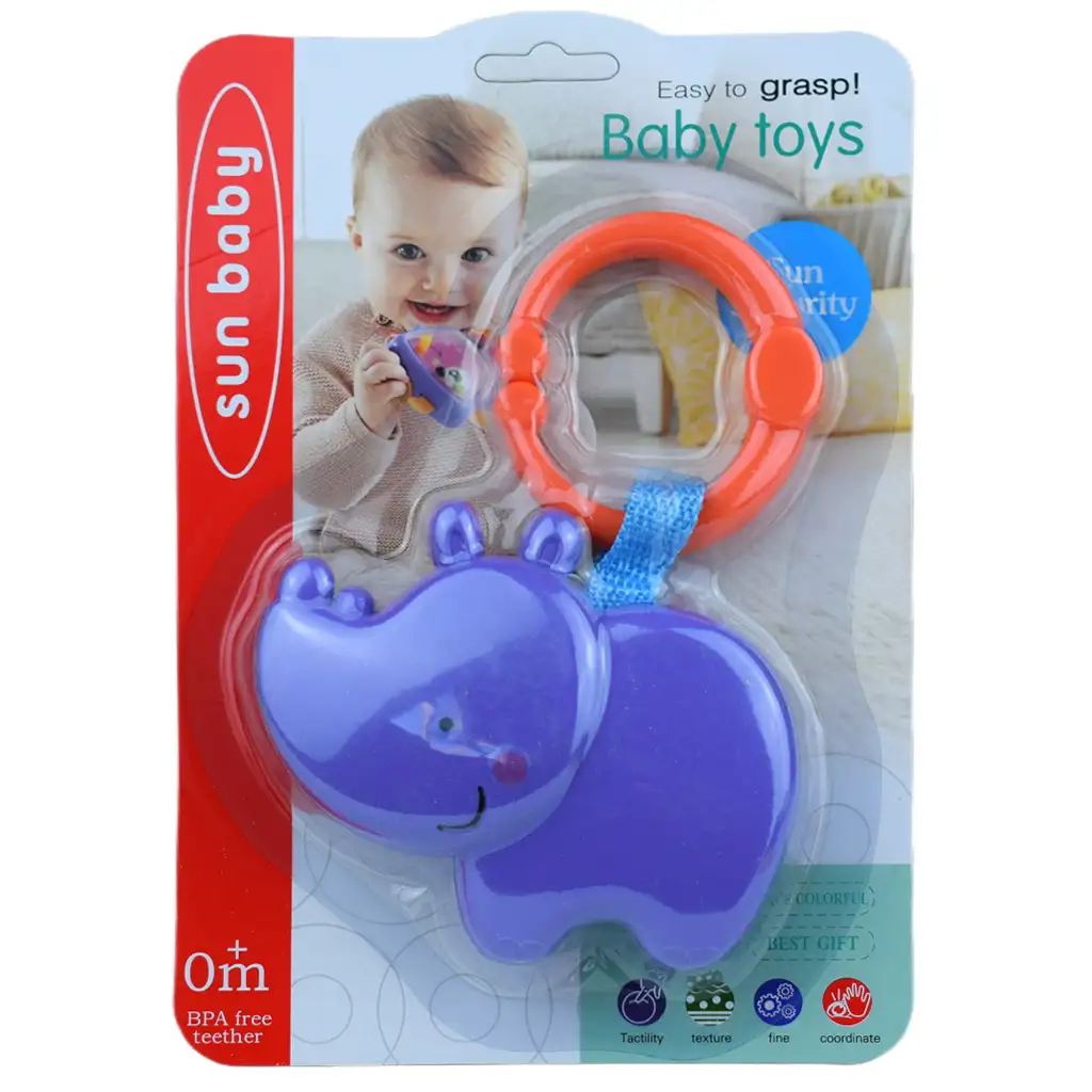 Sun Baby: Veselé vodné zviera bábika s chrastítkom kép 3