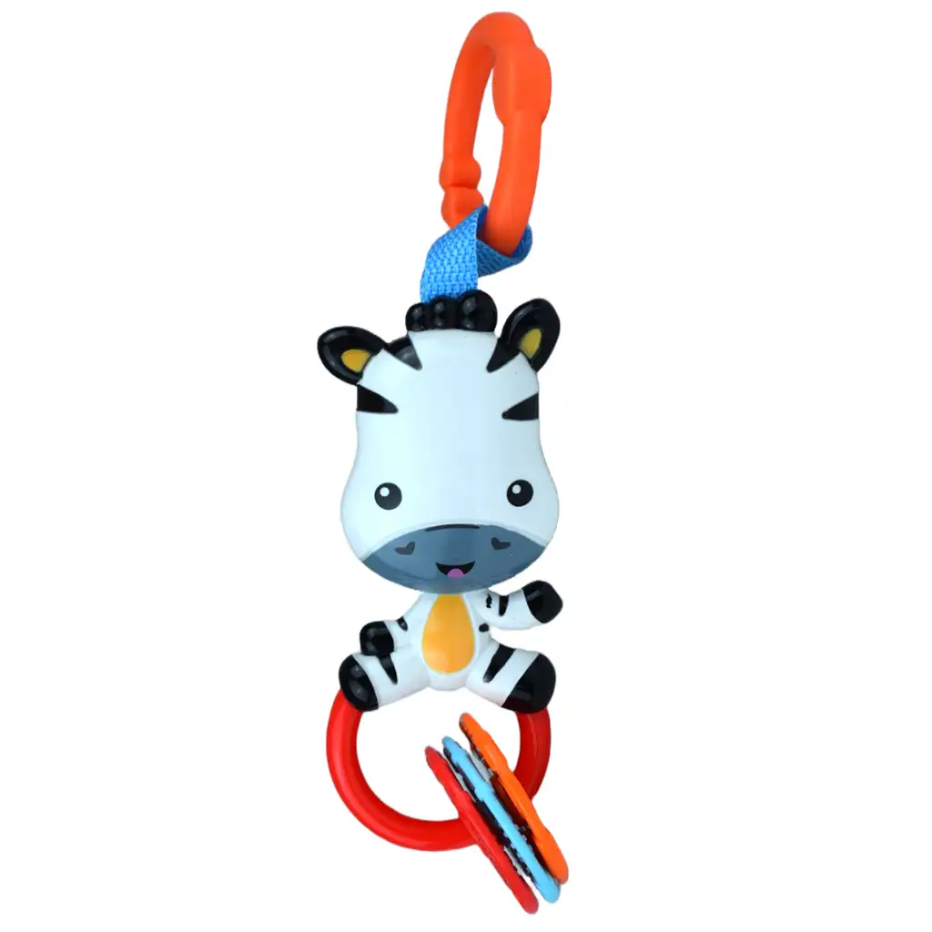 Sun Baby: Veselá zebra bábika s chrastítkom kép 2