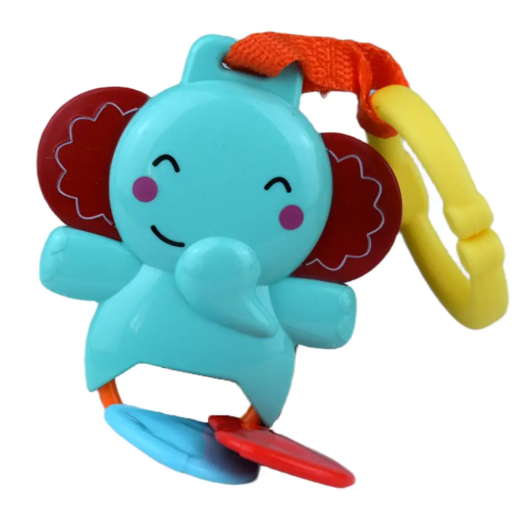 Sun Baby: Veselý sloník bábätko chrastítko a hryzátko kép 2