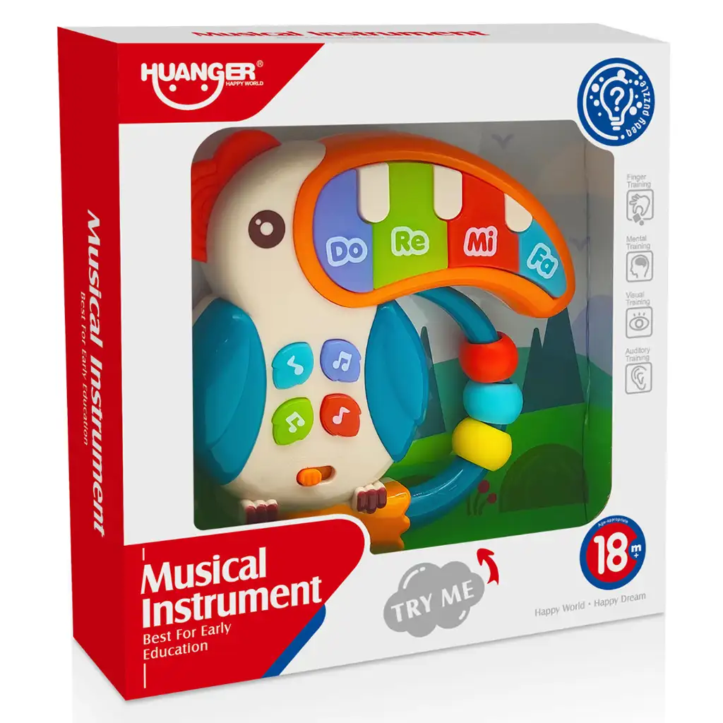 Music World: Hudobný tukan na klavíri 14cm kép 4