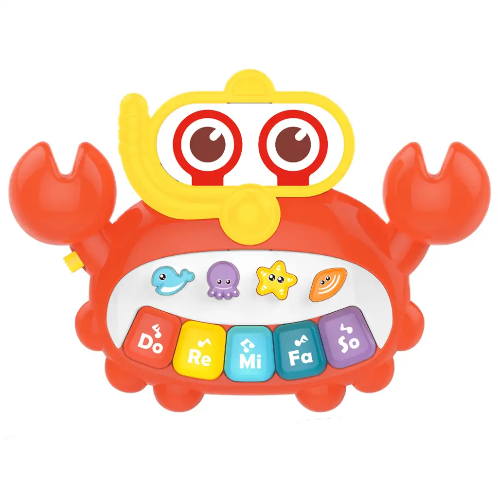 Music World: Veselý hrajúci rak na klavíri kép 2