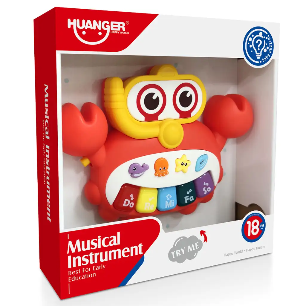 Music World: Veselý hrajúci rak na klavíri kép 4