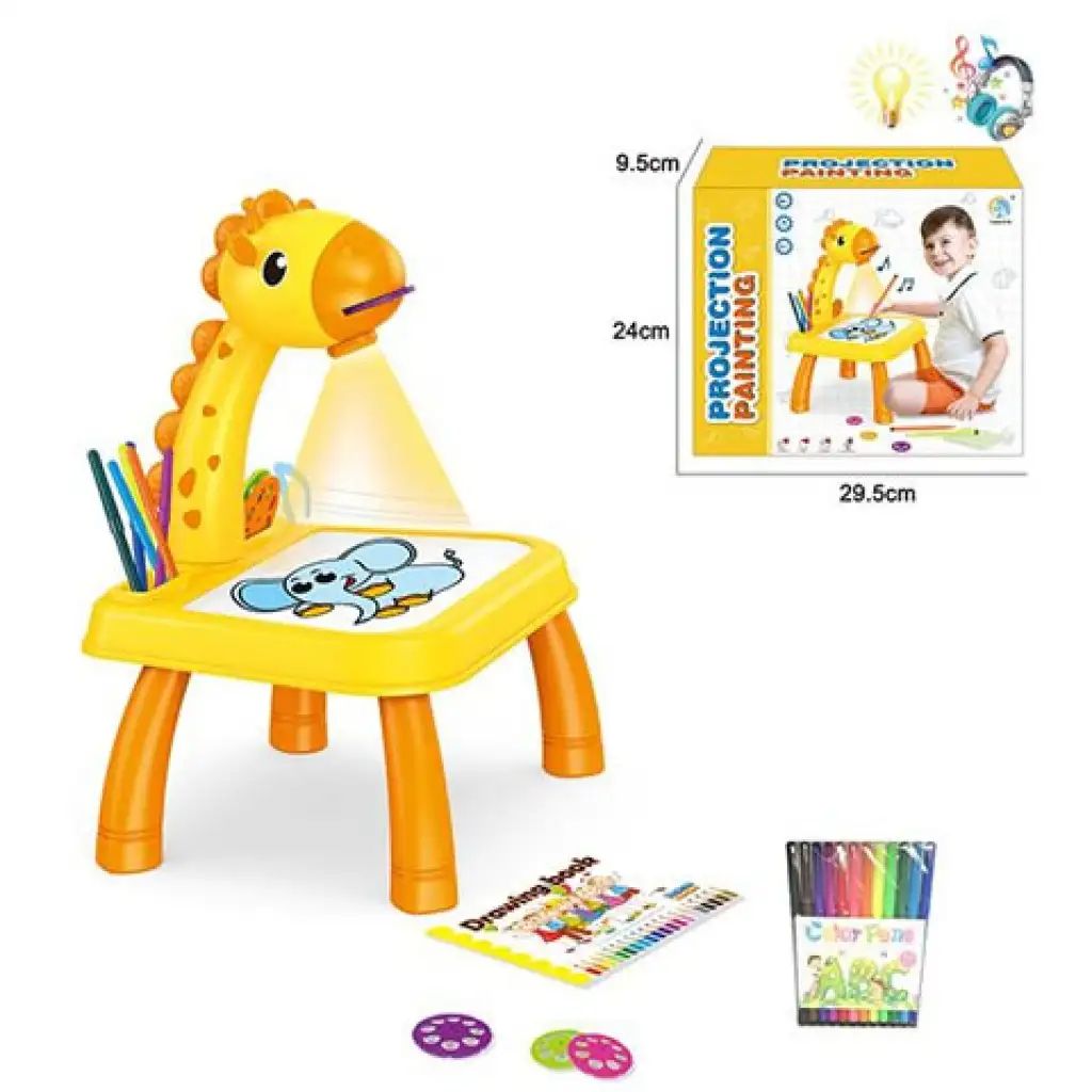 Žirafa projektorový stôl na kreslenie