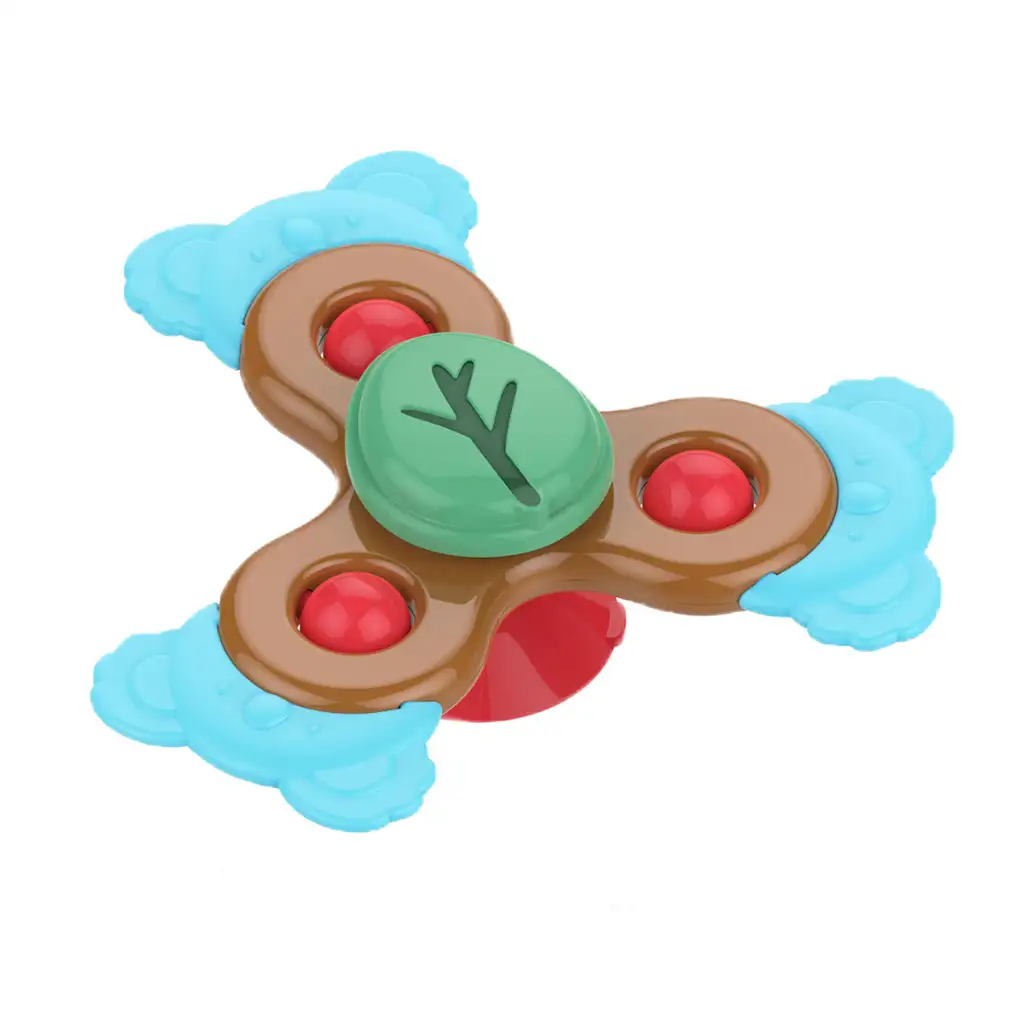 Happy World: Sada 3 zvieracích zručnostných hračiek Baby spinner kép 3