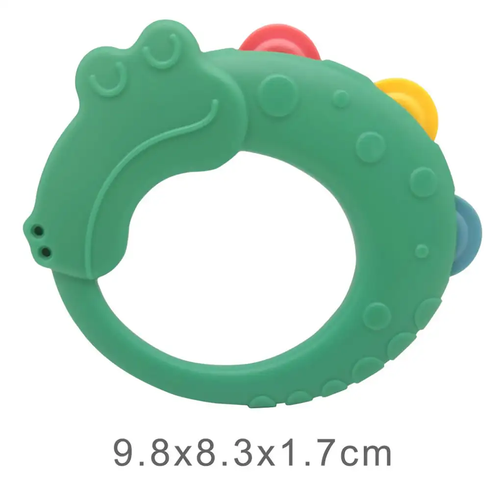 Sun Baby: Detská hračka s krokodílom a hryzátko kép 2