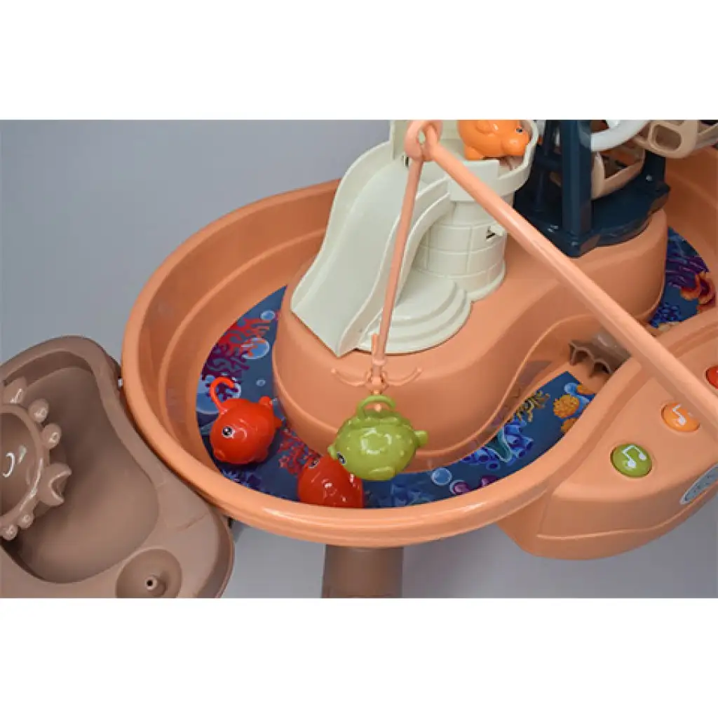 Smer Rybárčiť! rybárska hra s bazénom, vodným kolotočom a zvukom kép 4