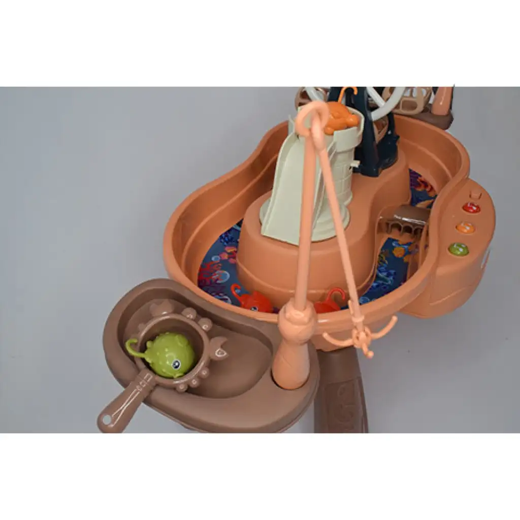 Smer Rybárčiť! rybárska hra s bazénom, vodným kolotočom a zvukom kép 5