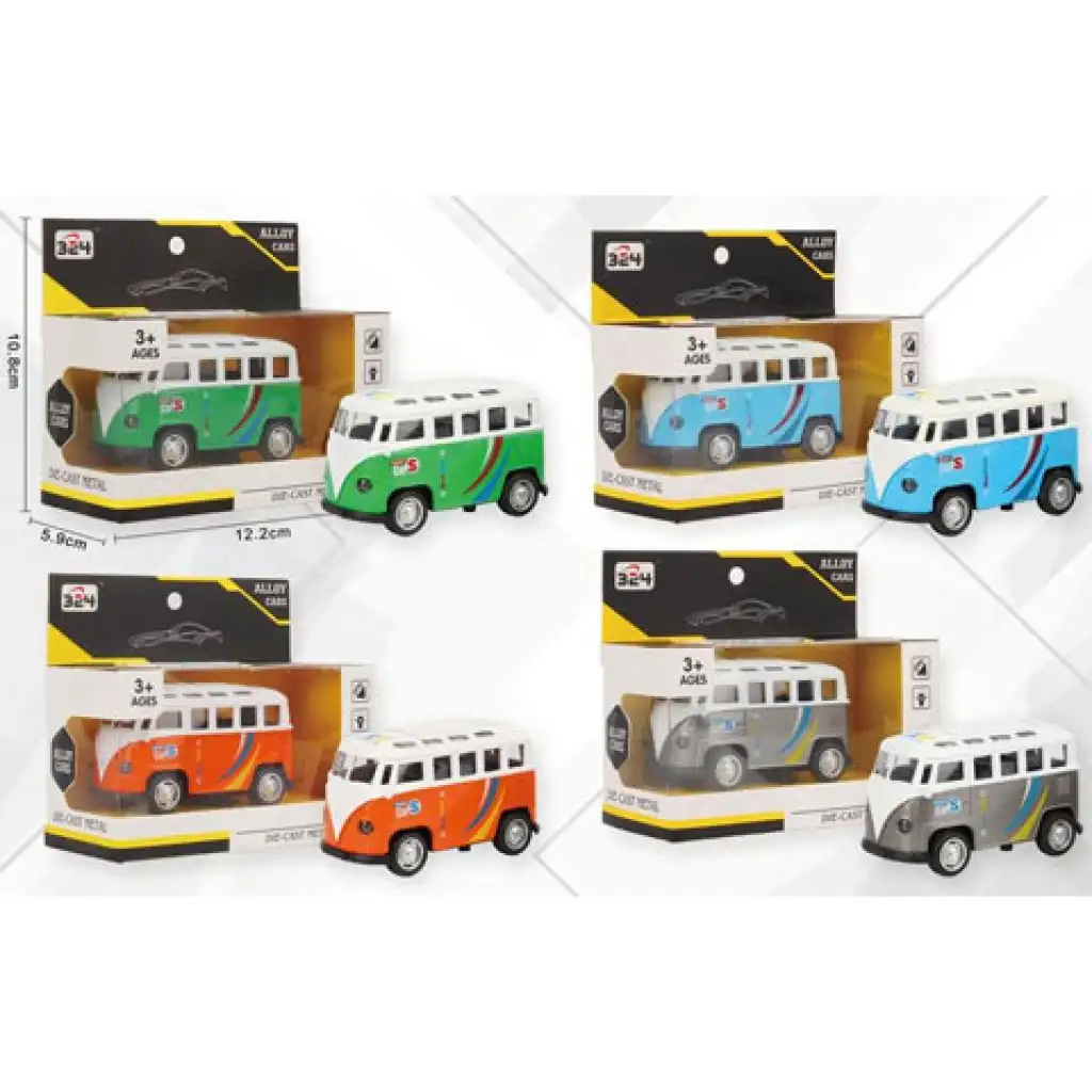 Volkswagen T1 kisbusz fénnyel és hanggal többféle változatban kép 1