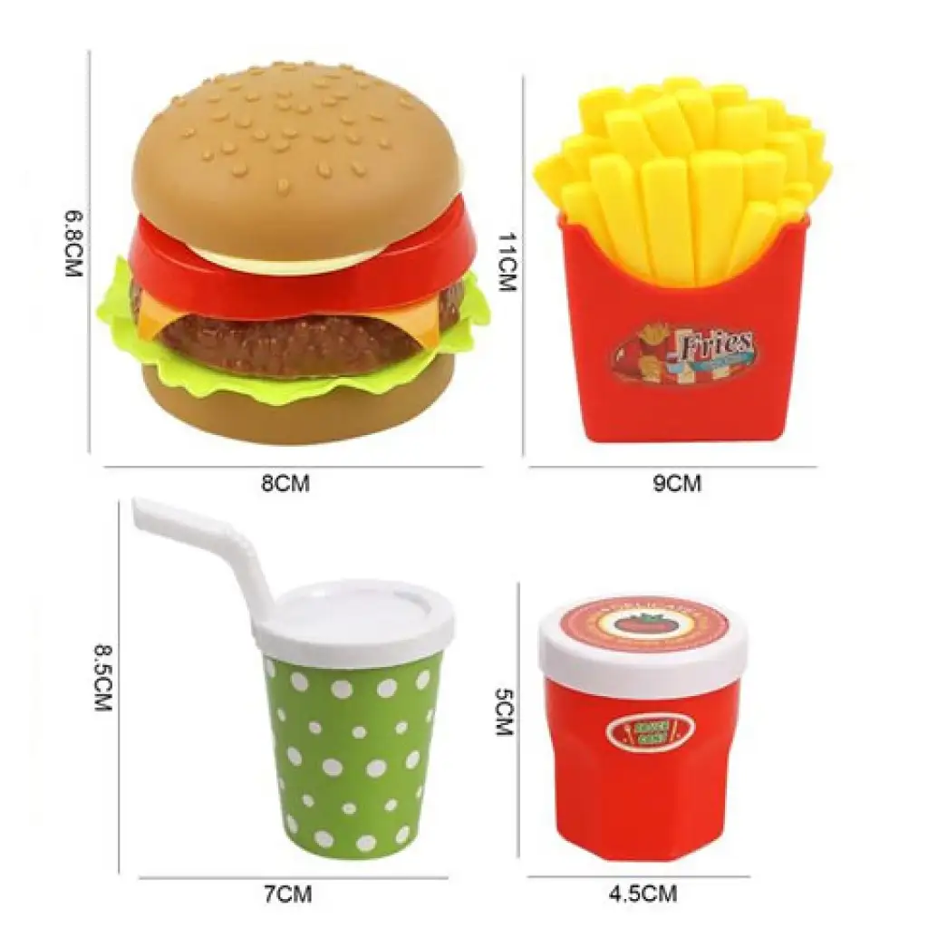Gourmet hamburgeres étel szett kép 2