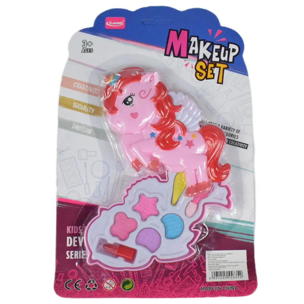 Make Up Set: Mejkap paletka v tvare jednorožca s rúžom kép 4