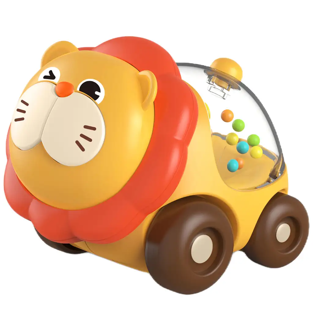 Happy World: Valjúci sa hrkajúci lev 11cm kép 2