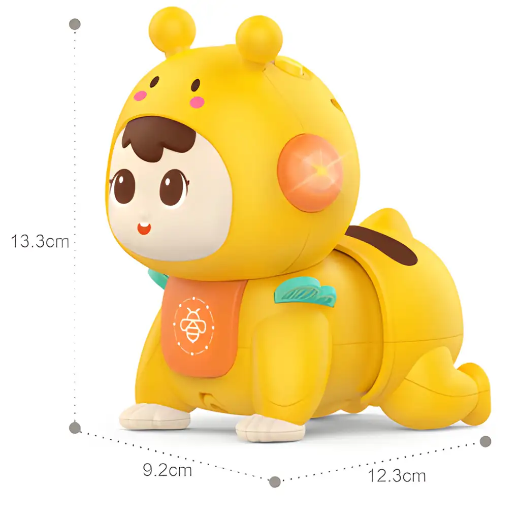 Happy World: Tityi-Totyi včielka maskot chodiaci bábika so zvukom a svetlom kép 3