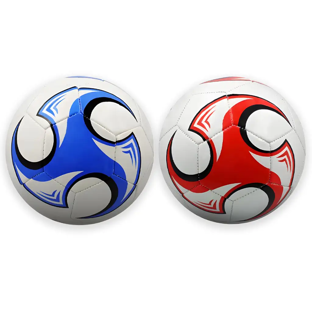 Shurikenový futbalový loptový kožený v dvoch variantoch 23 cm 1 ks