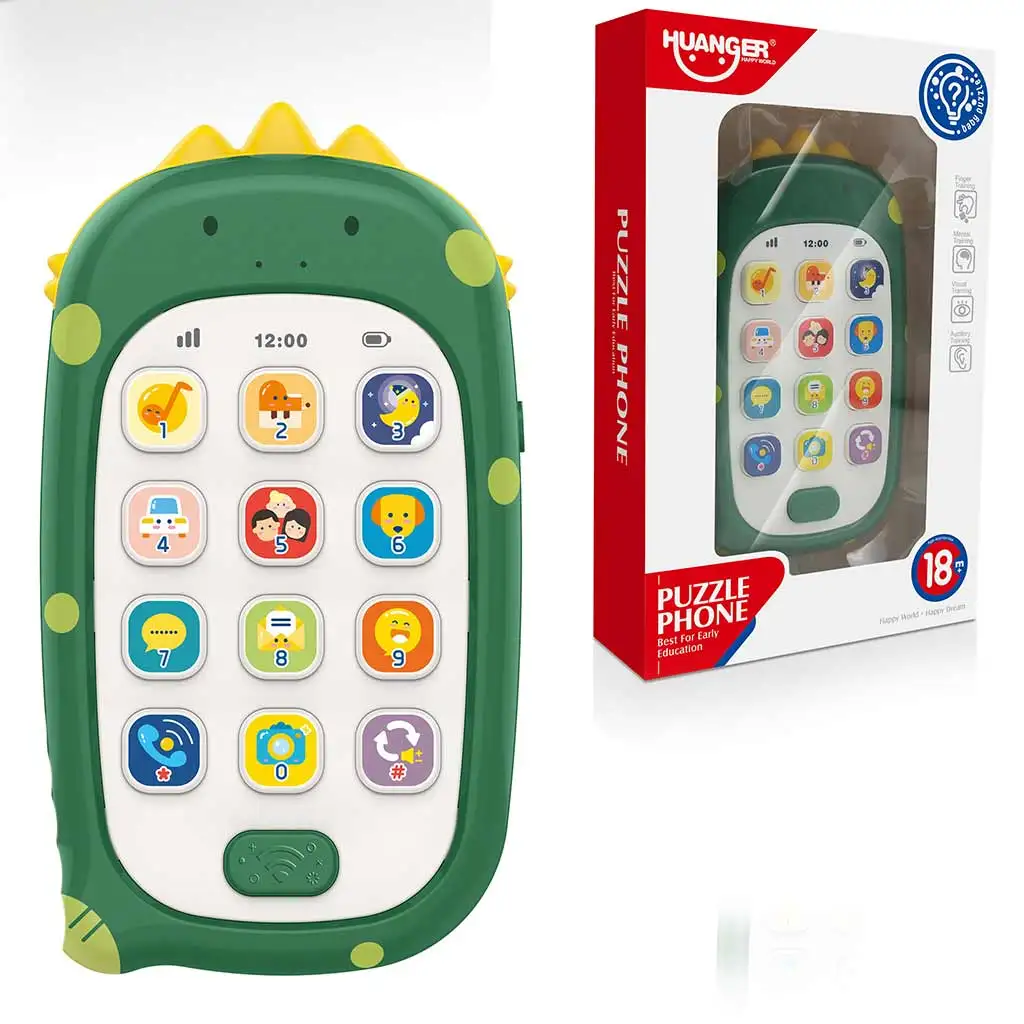 Music World: Môj prvý hudobný telefón s roztomilým zvieracím vzorom v rôznych variantách 1ks kép 4