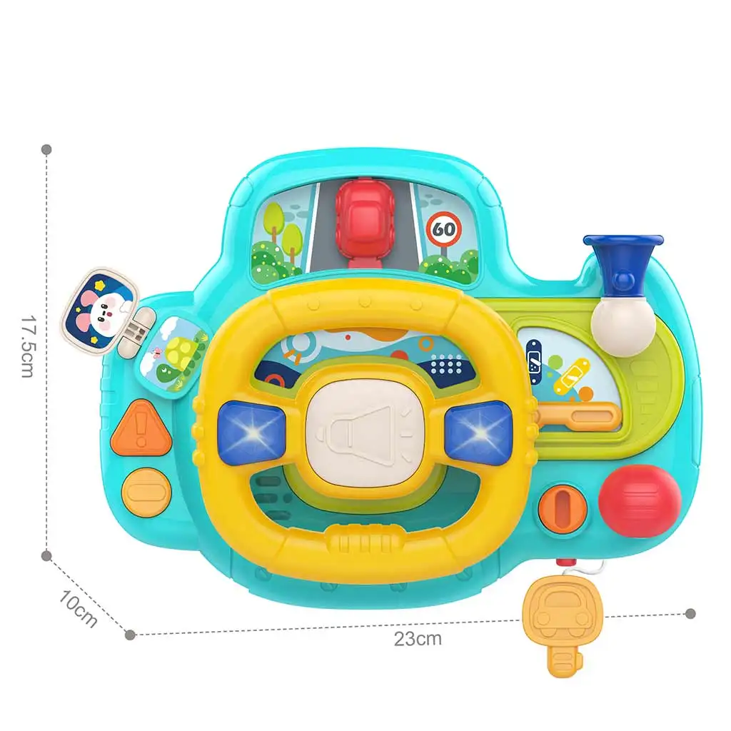 Happy World: Multifunkčný volant so svetelnými a zvukovými efektmi 23x17,5cm kép 2