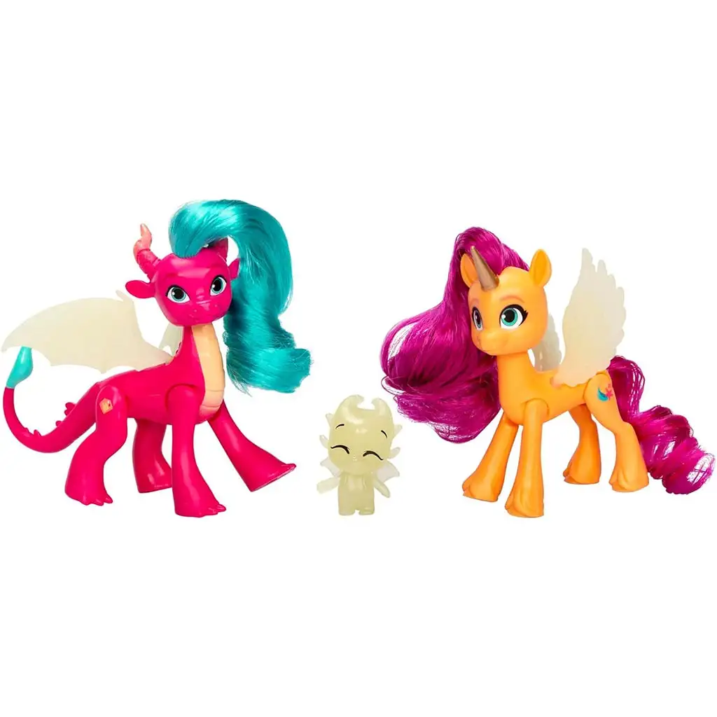 Môj malý Pony: Poníky svietiace vo tmavej 3ks sada - Hasbro kép 2