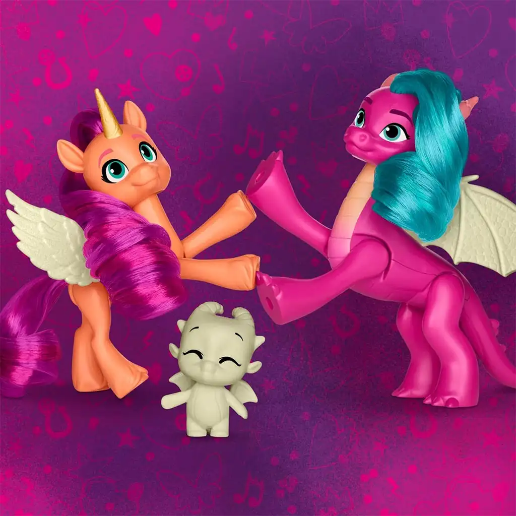 Môj malý Pony: Poníky svietiace vo tmavej 3ks sada - Hasbro kép 3