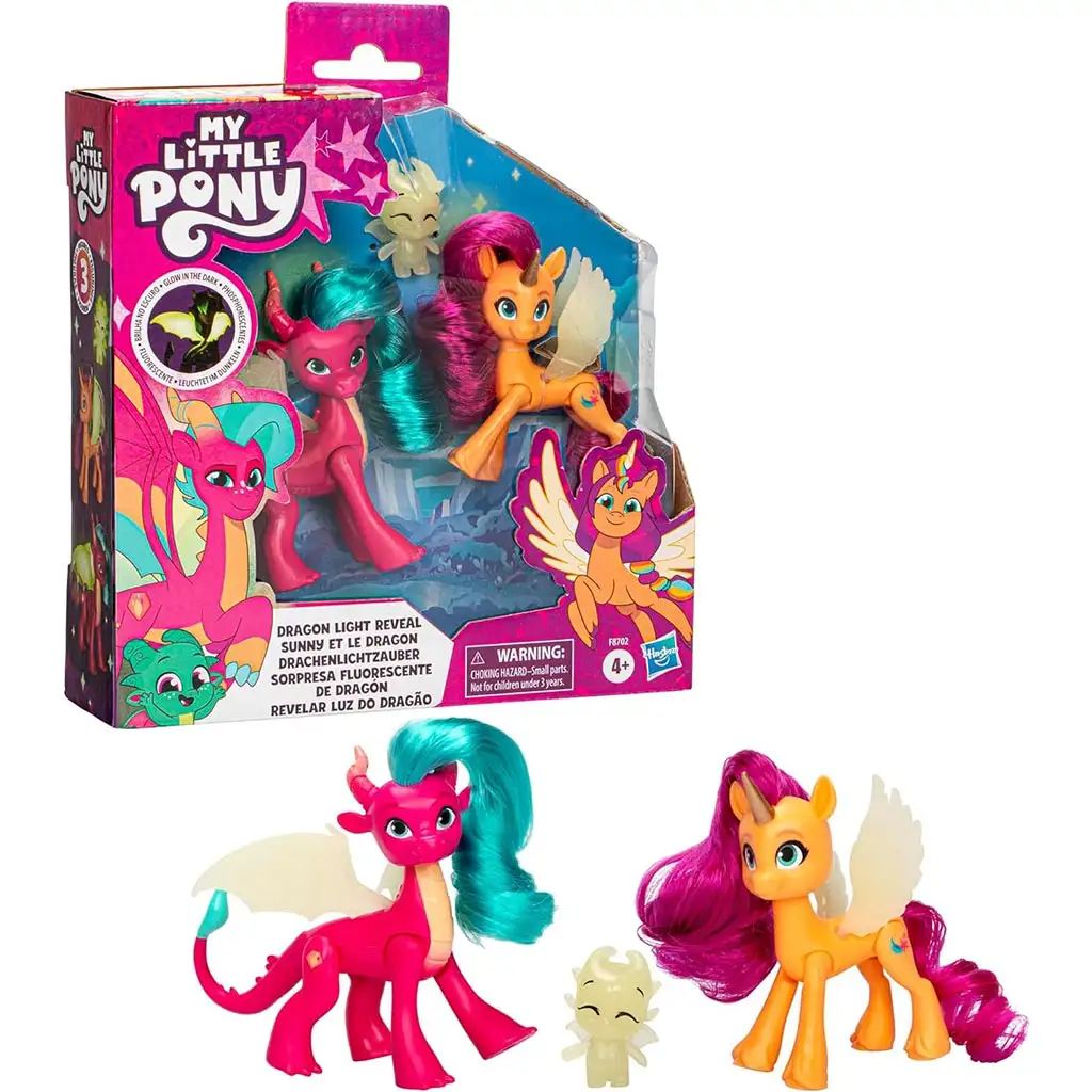 Môj malý Pony: Poníky svietiace vo tmavej 3ks sada - Hasbro kép 4