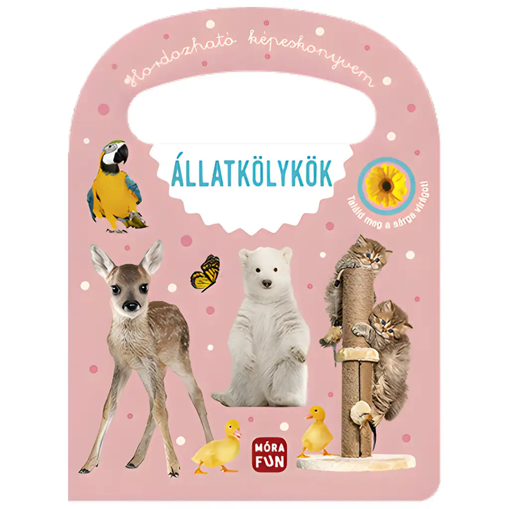 Móra: Moja prenosná obrázková kniha - Kniha aktivít s mláďatami zvierat