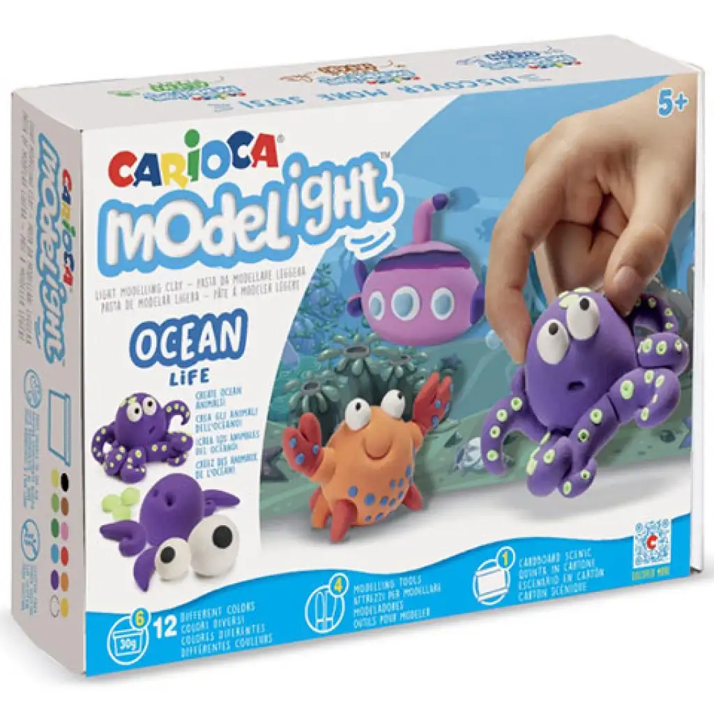 Modelight Maxi Play Box Oceán plastelínový set - Carioca
